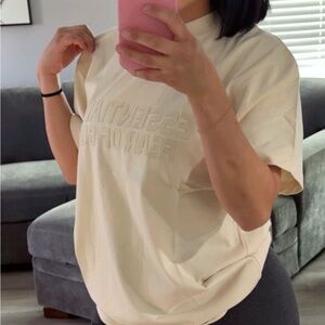 Essentials Cream T-Shirt